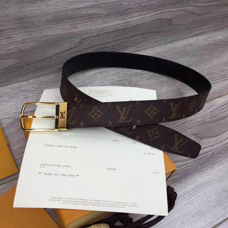 LV Belt 34mmX95-110cm 7D14